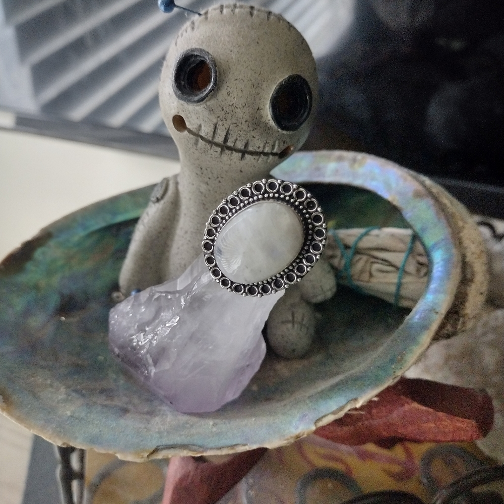 Moonstone ring
